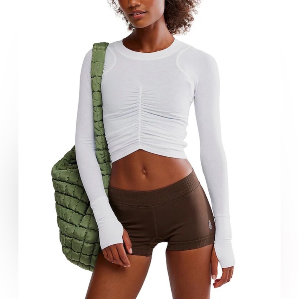 New FP Movement by Free People Tempo Ruched Long Sleeve